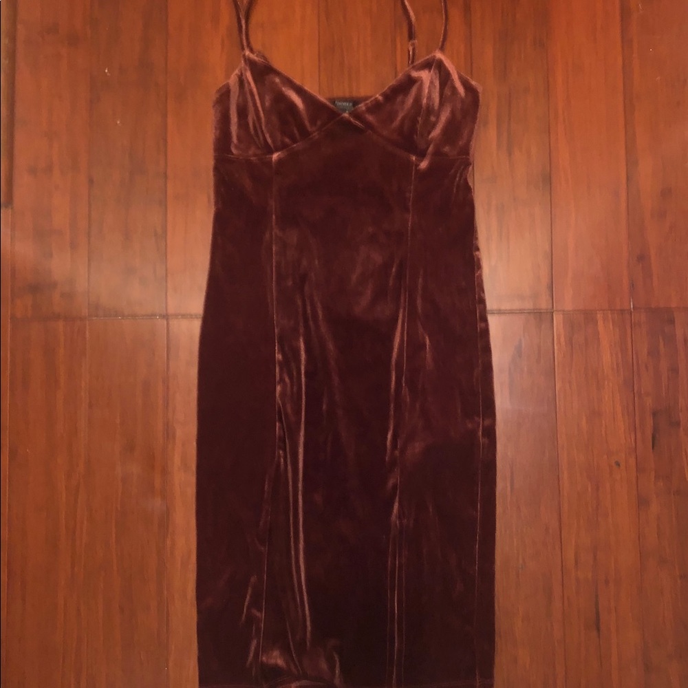 Velvet bodycon dress